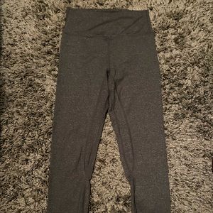 Til You Collapse charcoal grey athletic leggings